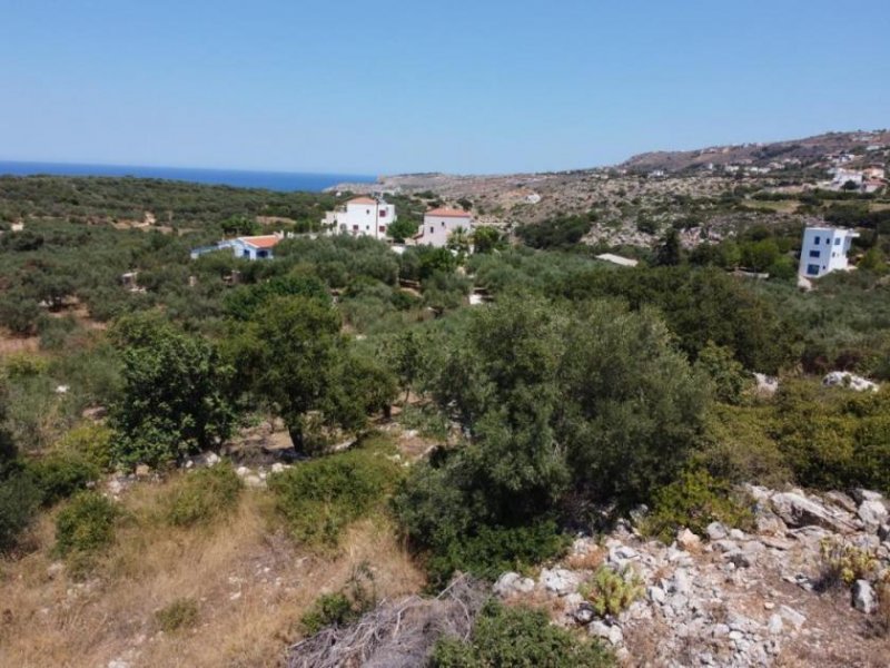 Plaka bei Chania Kreta, Plaka Chania: Erstklassiges Grundstück mit Panoramablick zu verkaufen Grundstück kaufen